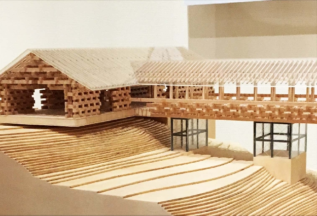 写真３－１０　Yusuhara Wooden Bridge Meseum・Kengo Kuma　